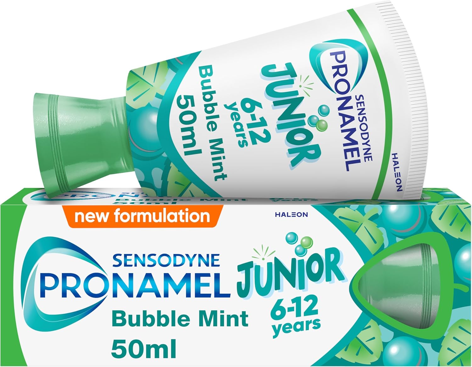 81aL2IBShgL._AC_SL1500_ Sensodyne Pronamel Junior Toothpaste 6-12 Years, Bubble Mint Flavour, 50ml Tube